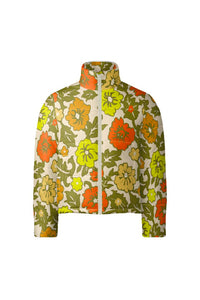 The Michelle Floral Puffer